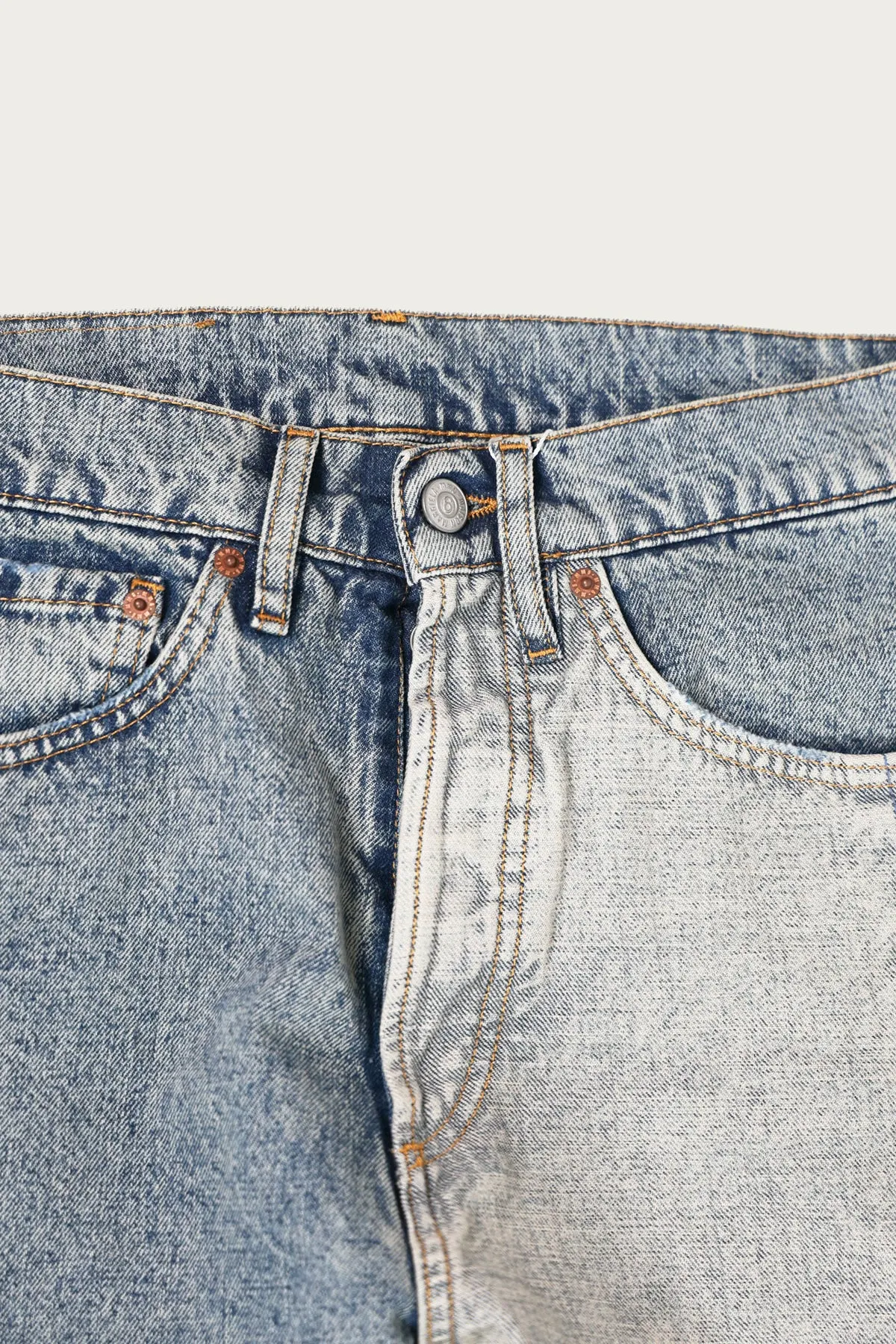 5 Pocket Jeans - Washed Indigo
