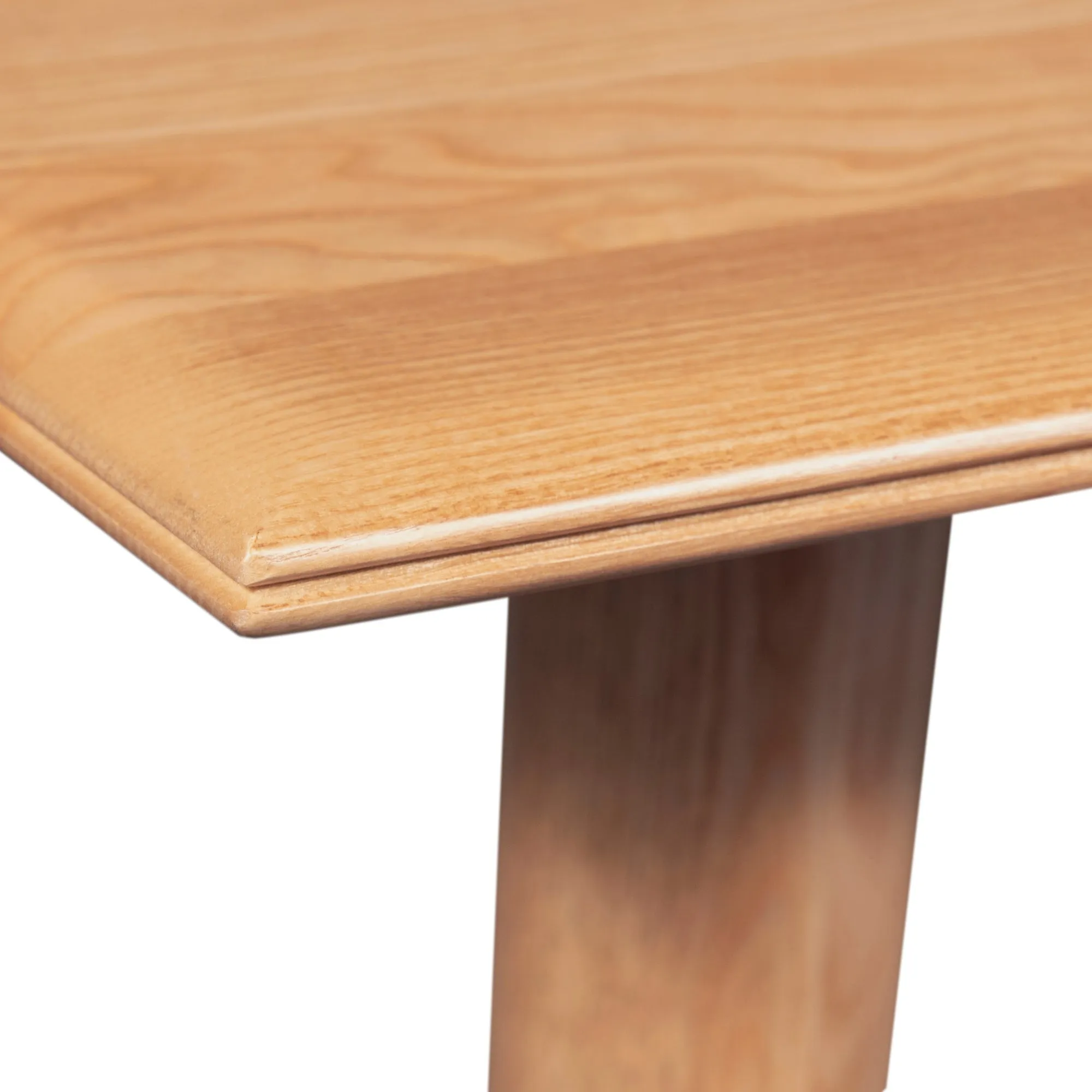 6-Seater Solid Ash Wood Dining Table Traditional Oak