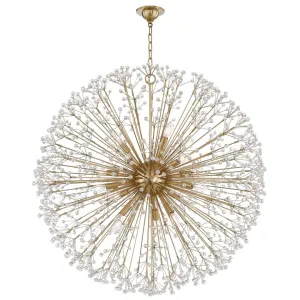 Aged Brass Dunkirk Chandelier - Large - Hudson Valley Lighting