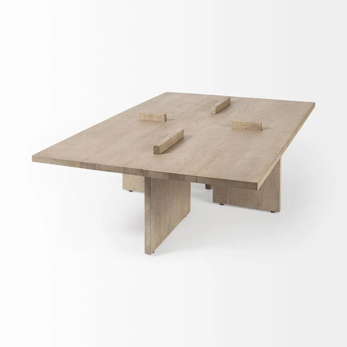 Aida Rectangle Coffee Table Light Gray | Rectangle