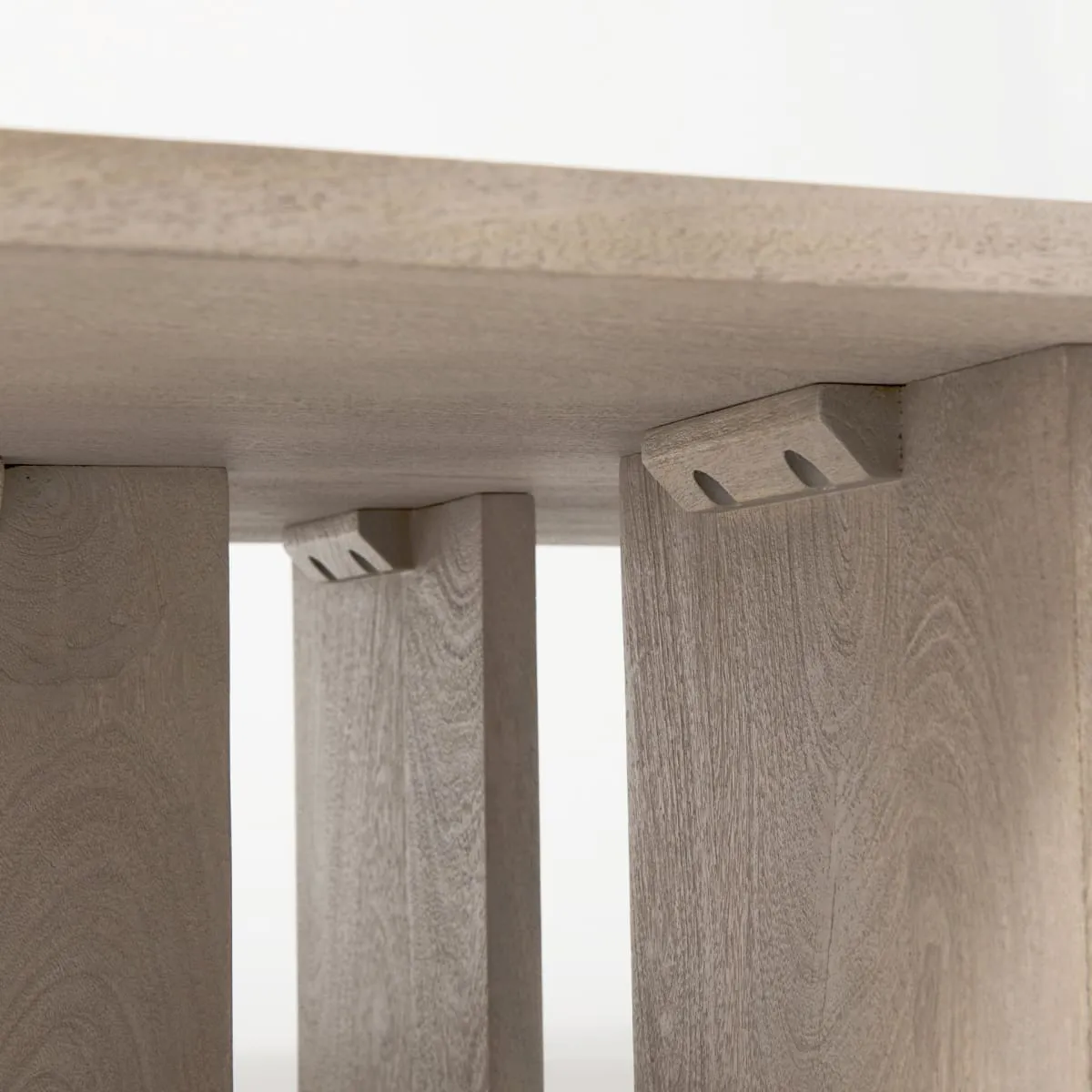 Aida Rectangle Coffee Table Light Gray | Rectangle