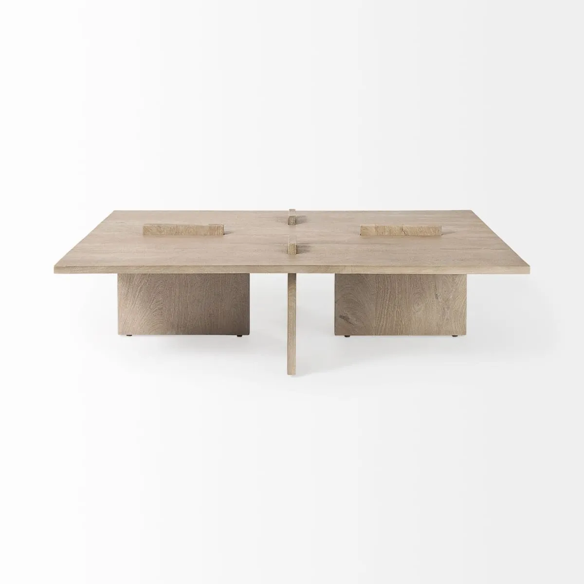 Aida Rectangle Coffee Table Light Gray | Rectangle