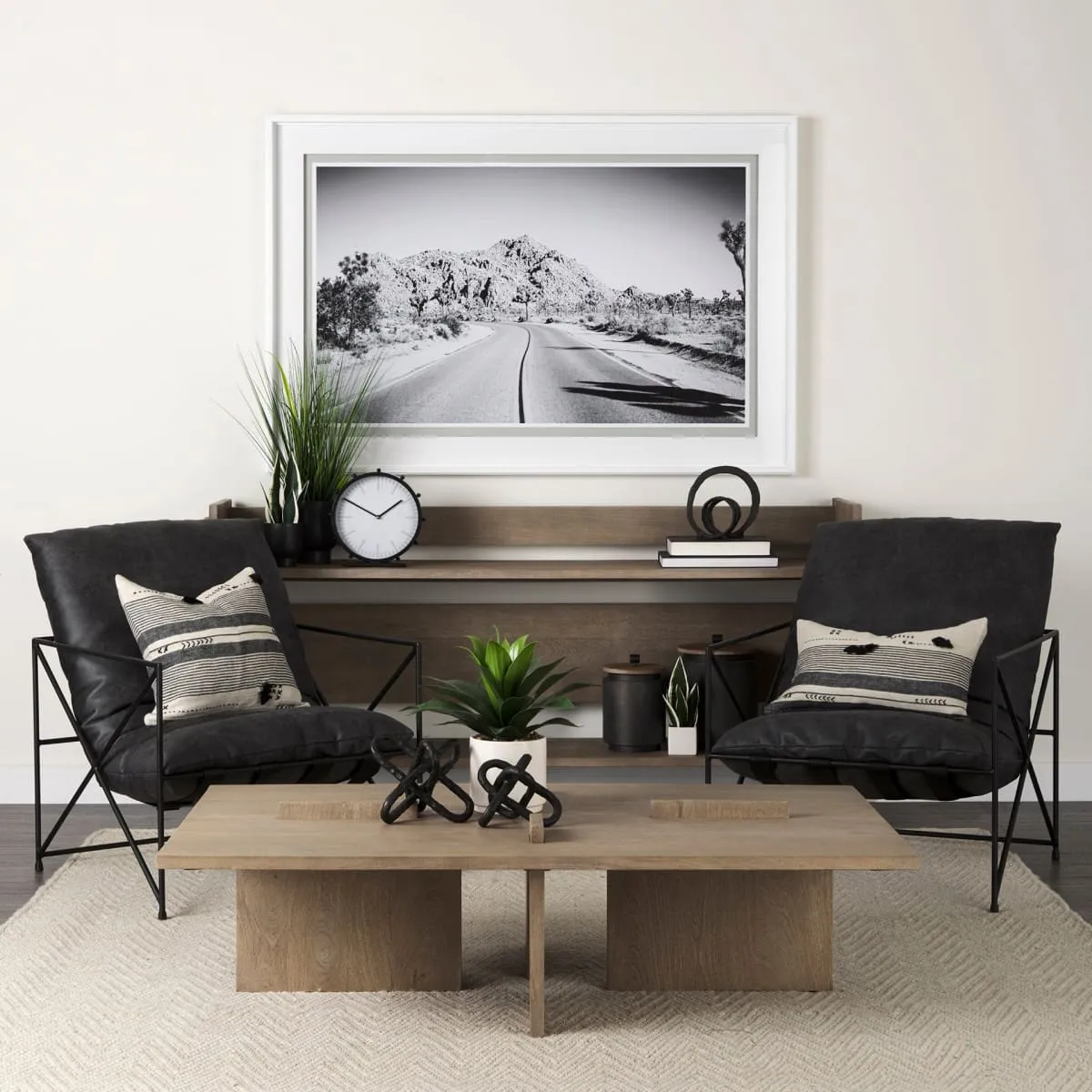 Aida Rectangle Coffee Table Light Gray | Rectangle
