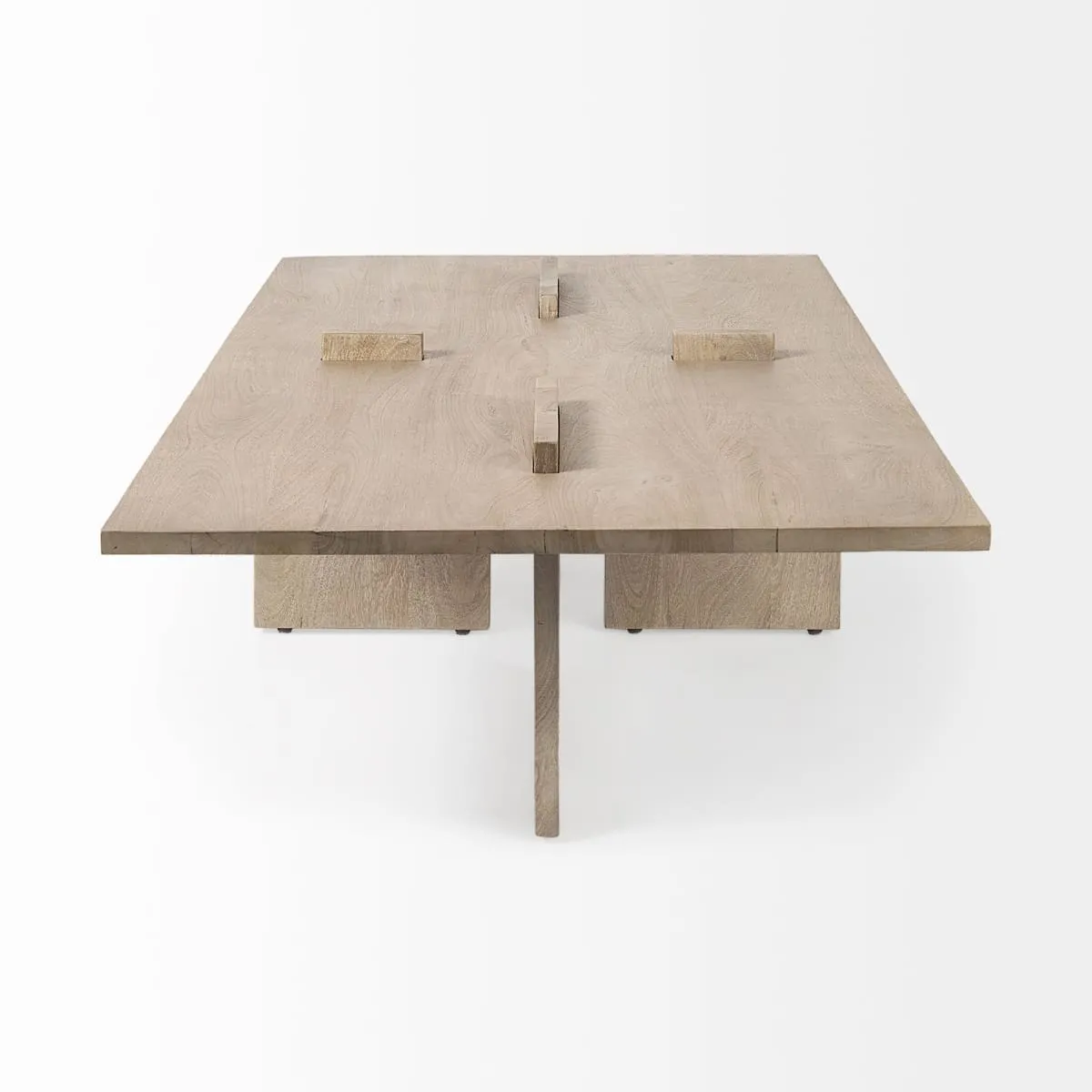 Aida Rectangle Coffee Table Light Gray | Rectangle