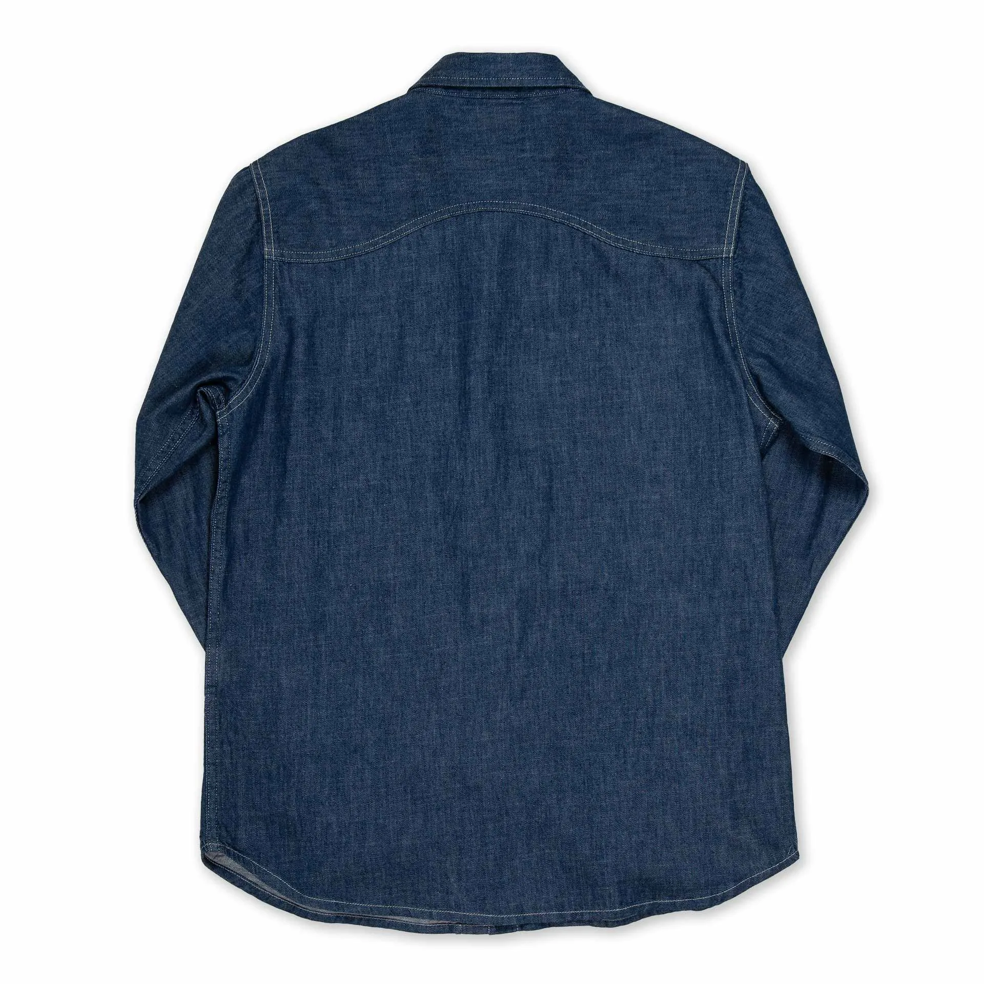 BCS-01 WESTERN SHIRT 7 oz. vintage blue denim [AW24]