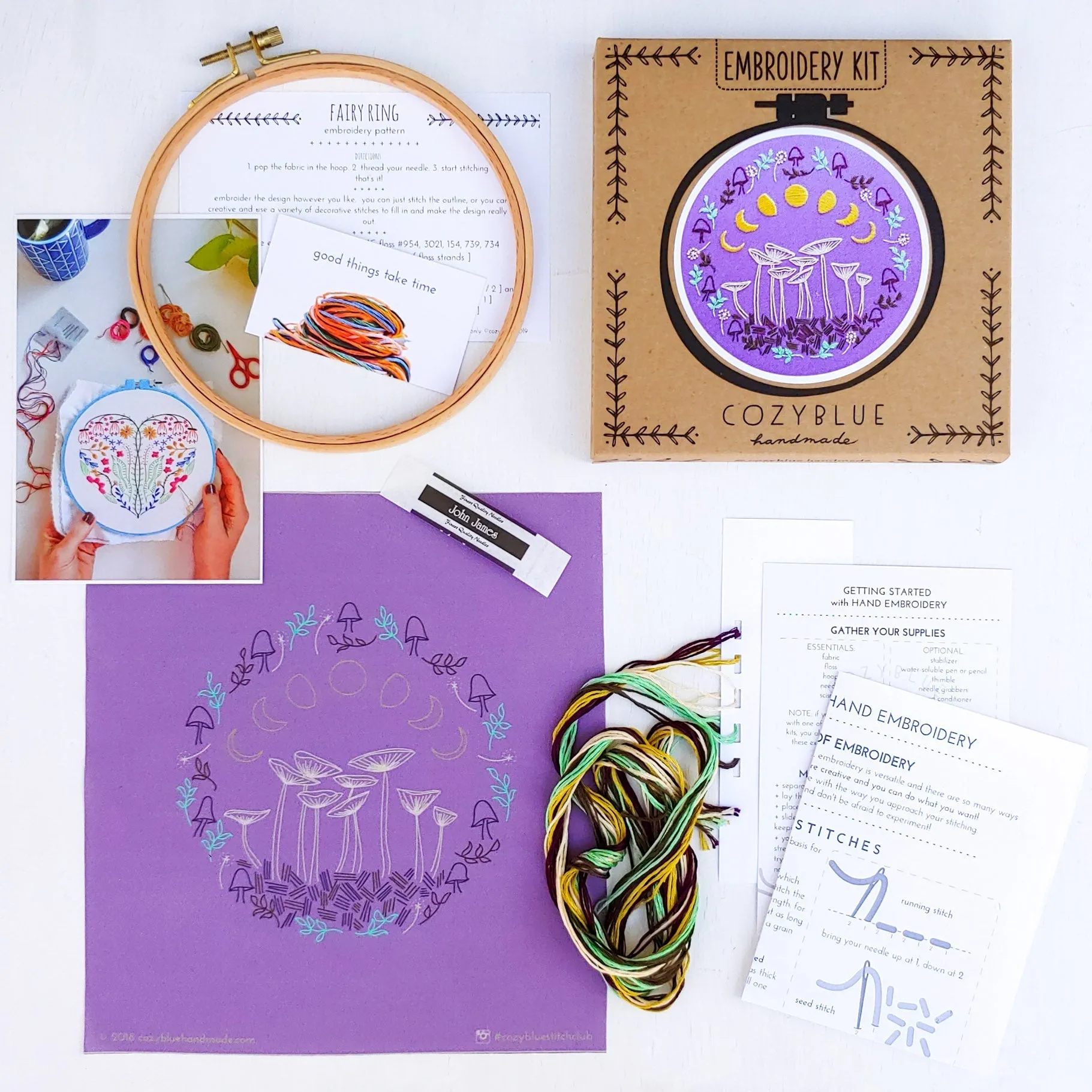 Bee Lovely Embroidery Kit