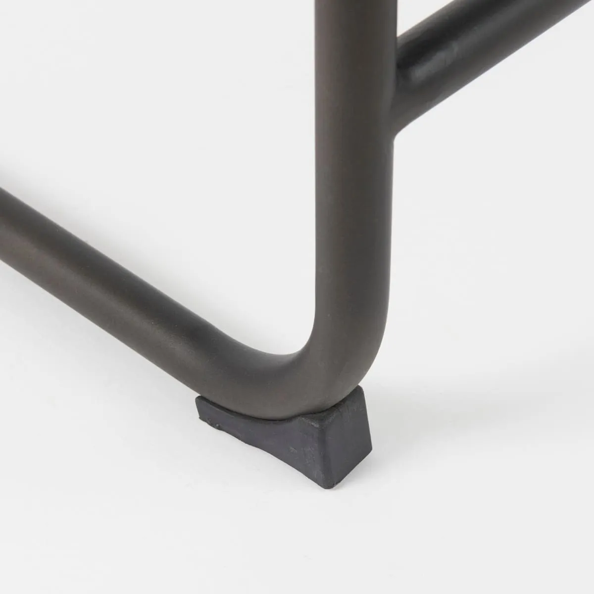 Berbick Bar Counter Stool Brown/Gray Suede | Gray Metal | Counter