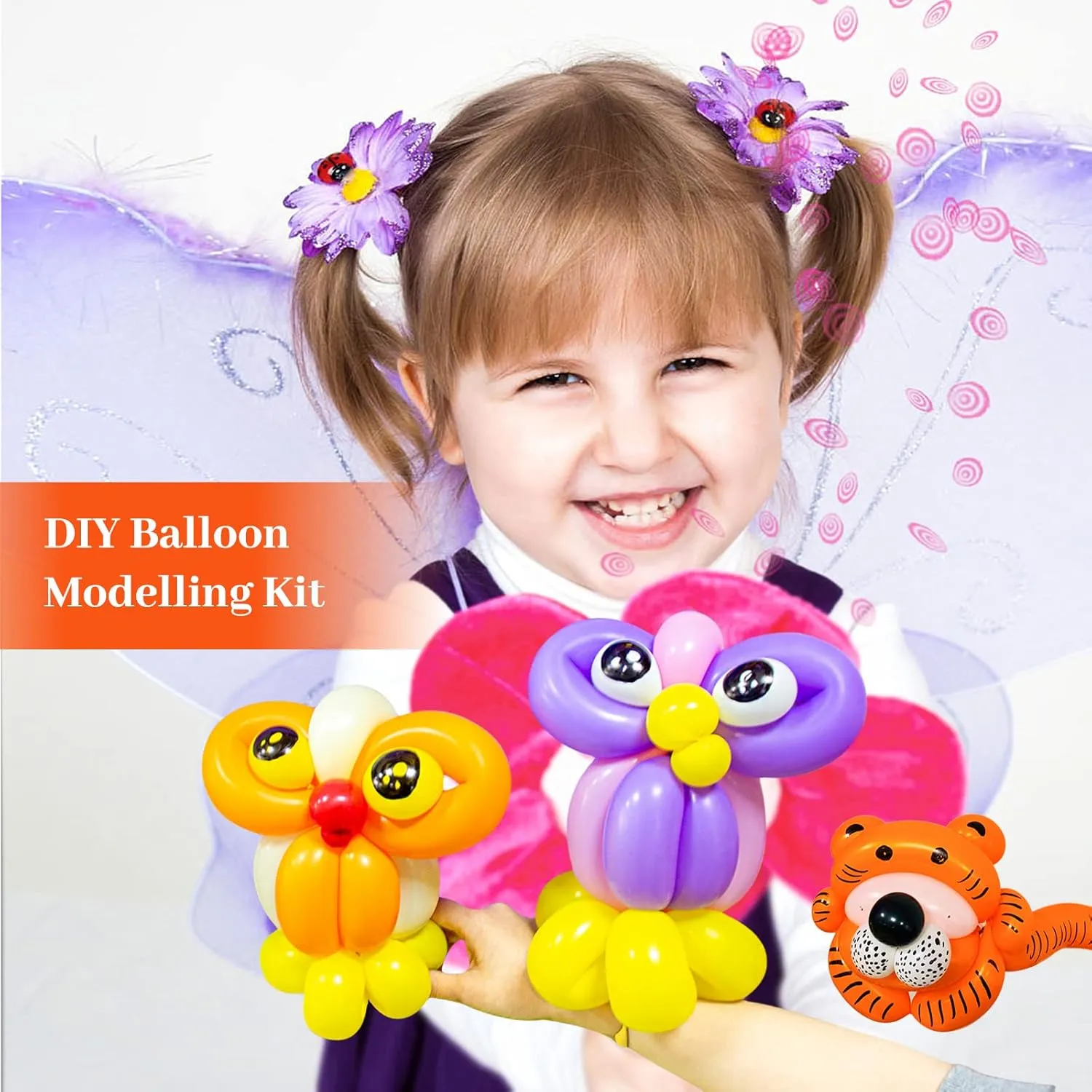 Black 260 balloons, Thickening Latex Black 260q Balloons for Animal Model, 100pcs Black Long Twisting Balloons for Halloween Xmas Presents, Animal Shape Weddings, Birthdays Clowns.