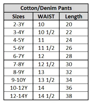 Boys Denim Stretch Pant-Ice Blue