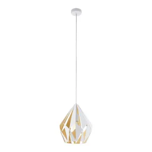 Carlton 1 Pendant Light Medium - Honey Gold