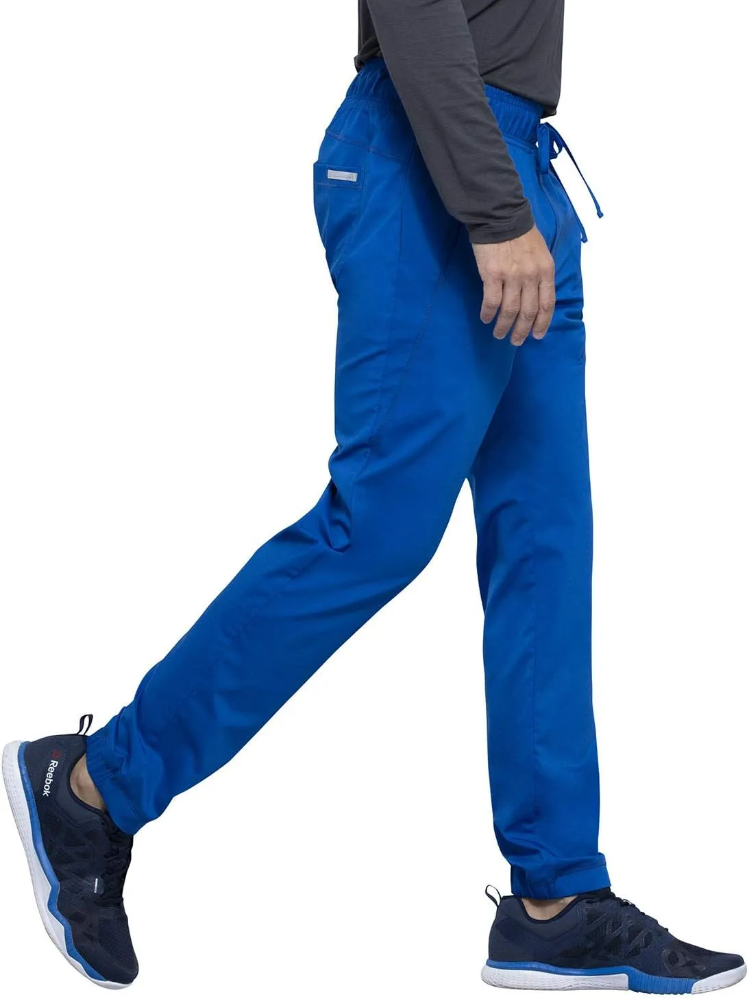 Cherokee Men Scrubs Pant Natural Rise Jogger with Zip Cargo Pocket WW012