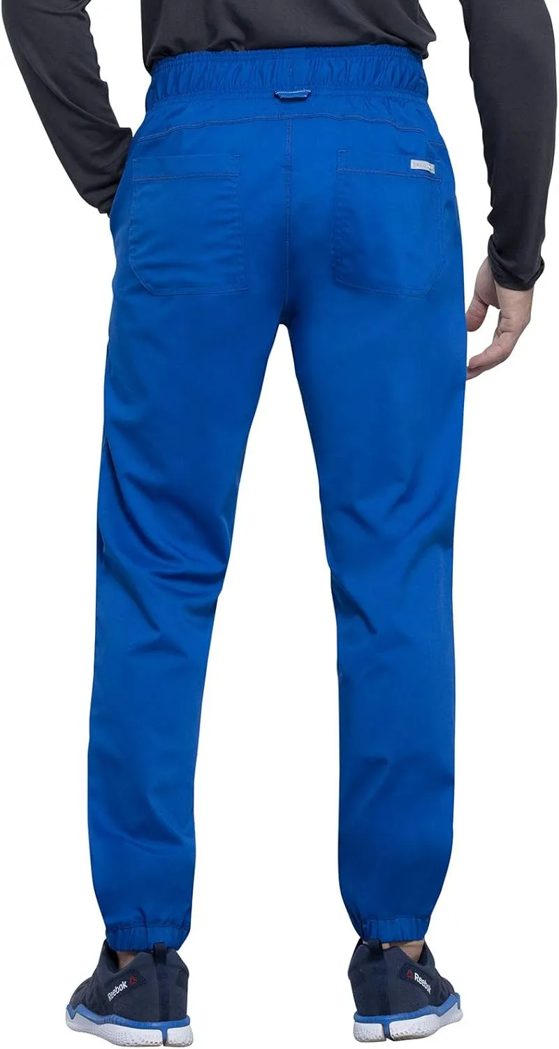 Cherokee Men Scrubs Pant Natural Rise Jogger with Zip Cargo Pocket WW012