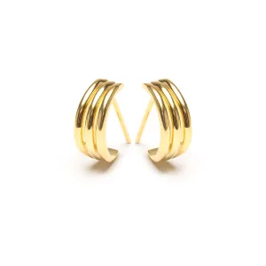 Claw Huggie Hoops