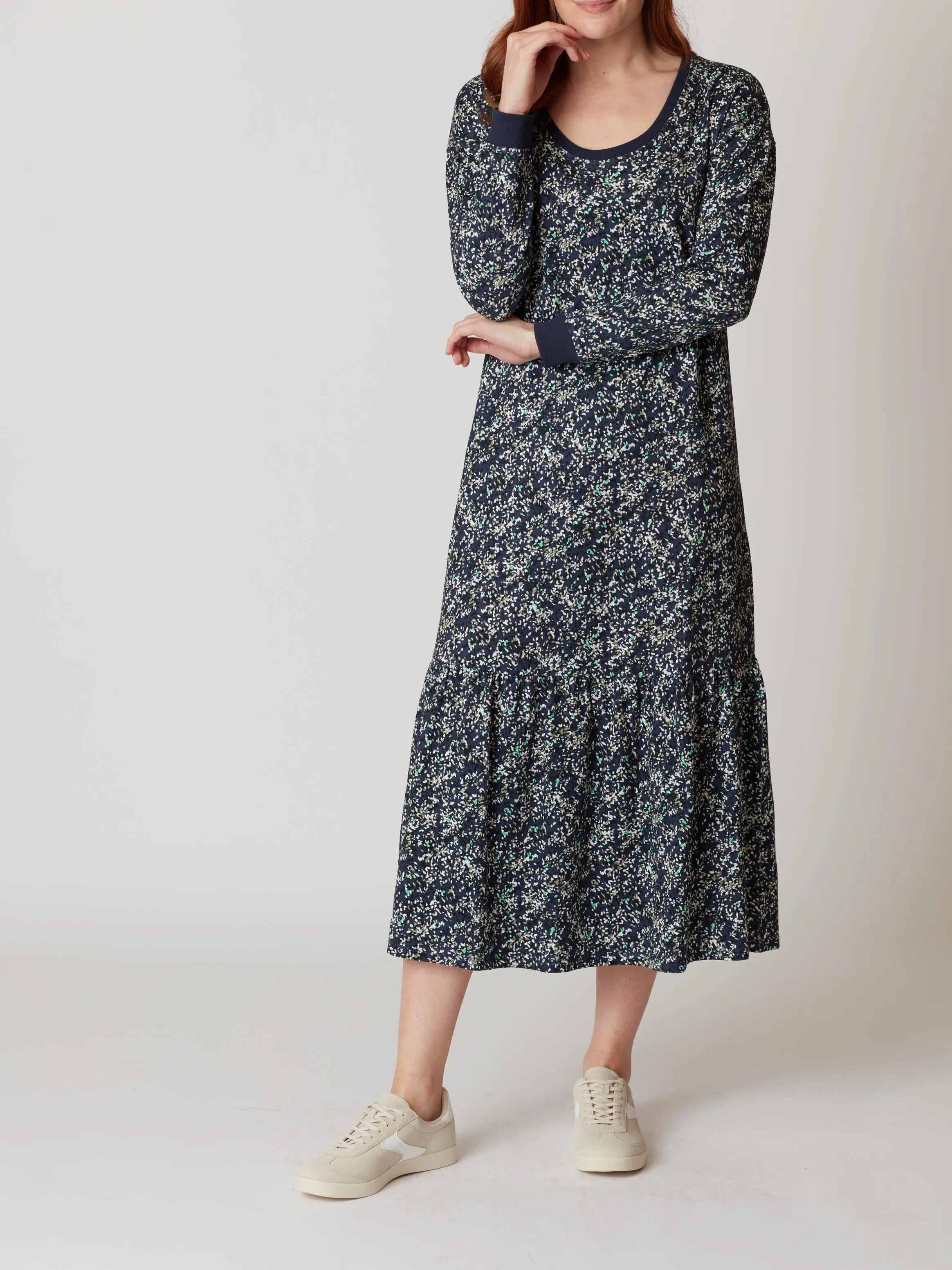Colette Floral Printed Midi Dress