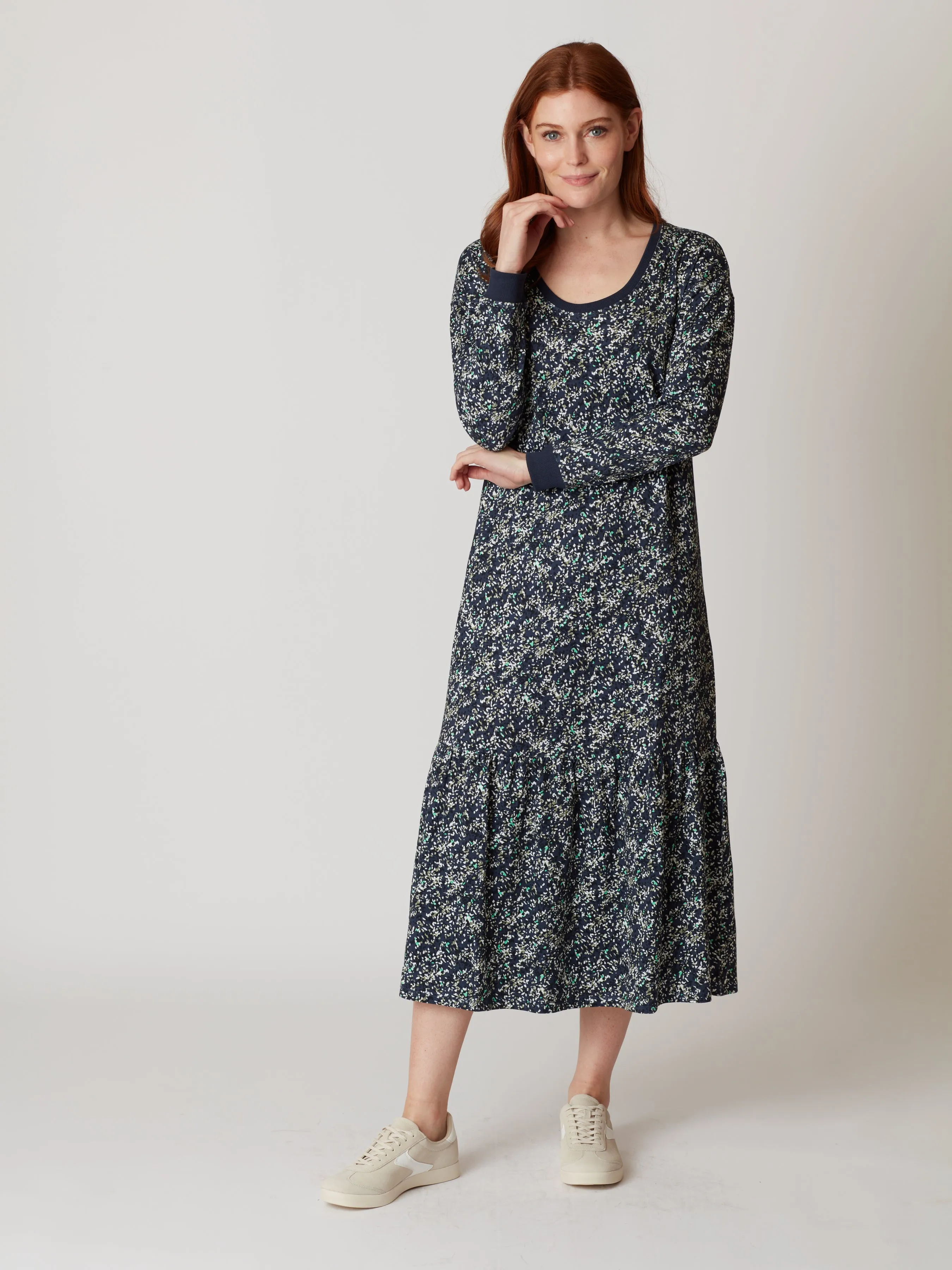 Colette Floral Printed Midi Dress