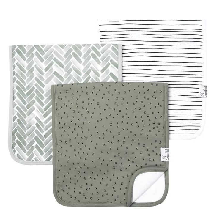 Copper Pearl - 3 Pack Burp Cloth (More Styles)