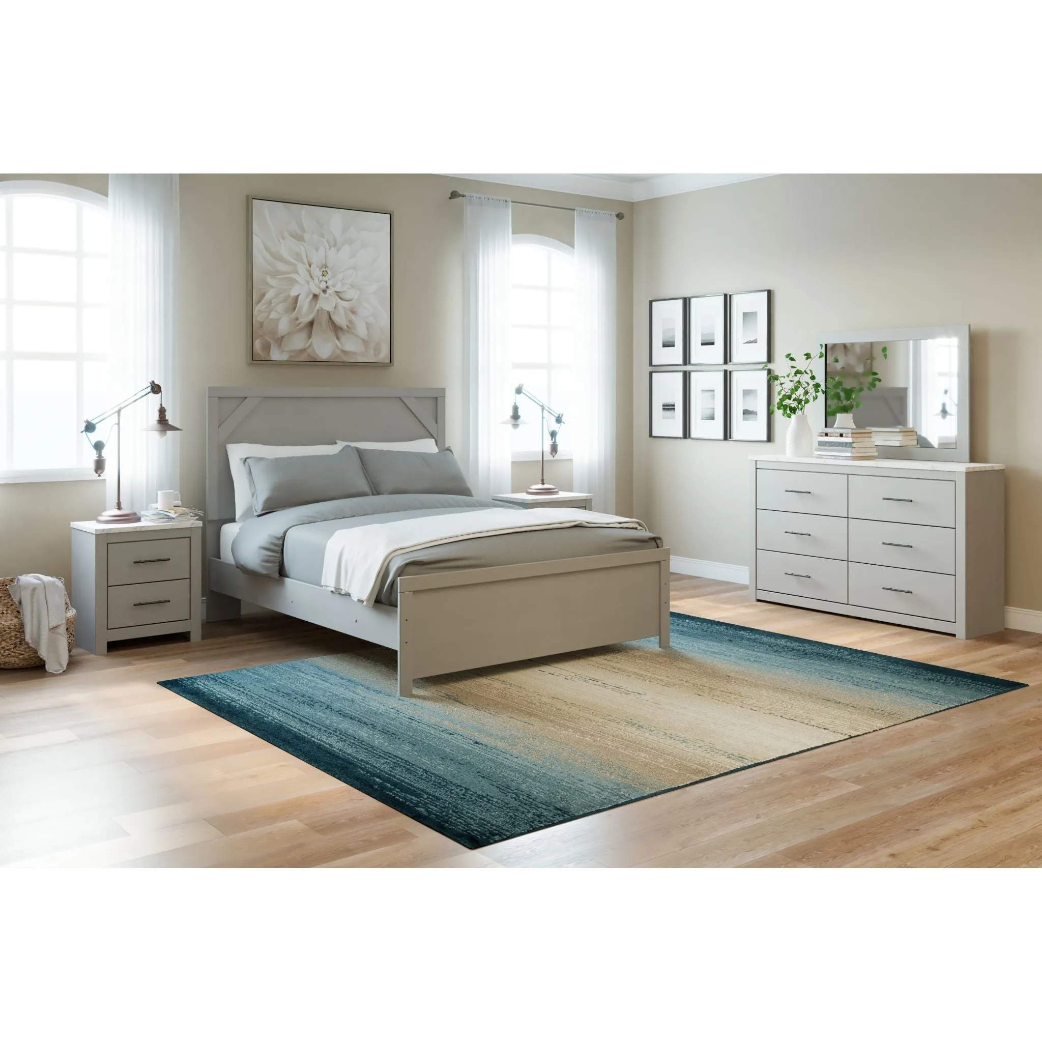 Cottonburg Dresser and Mirror
