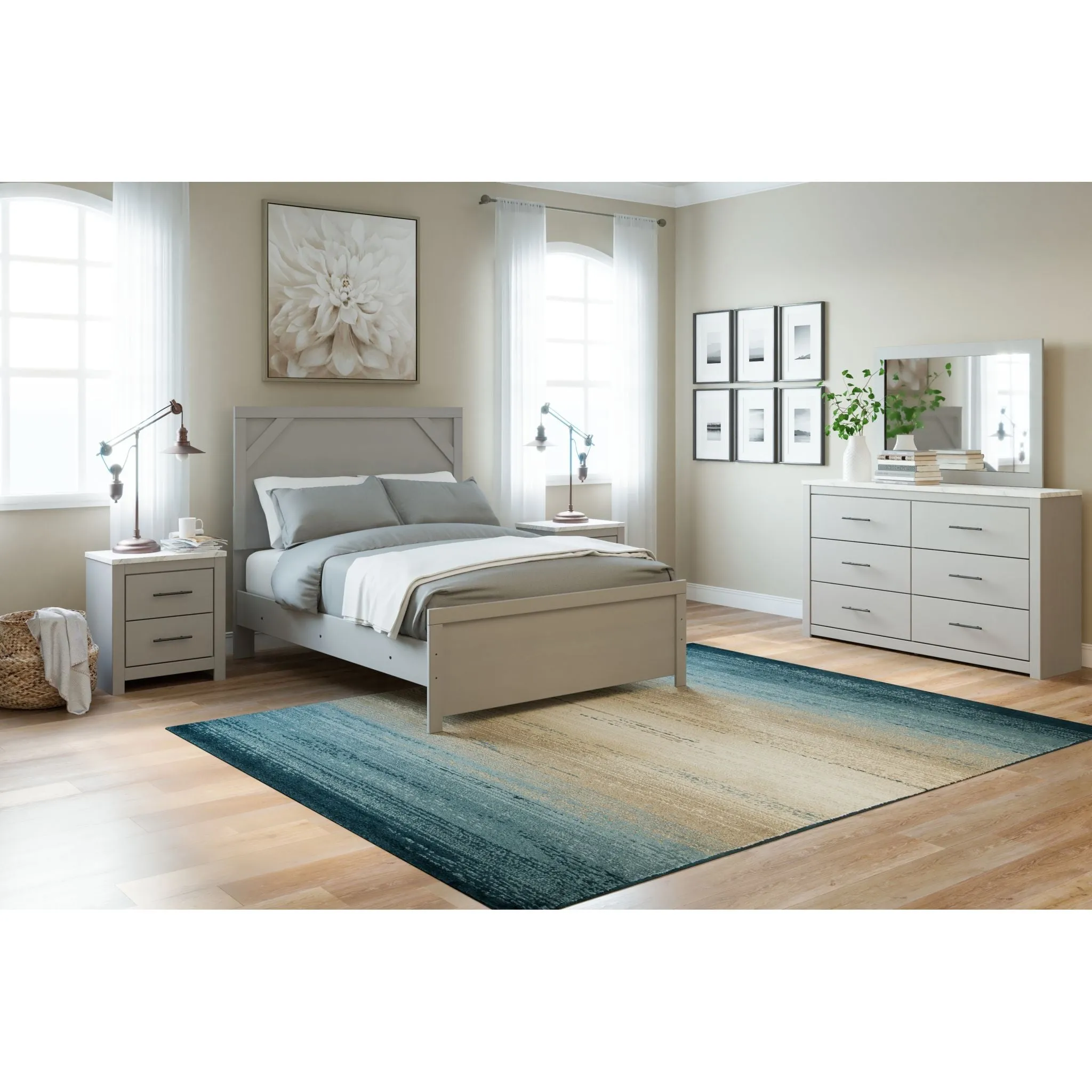 Cottonburg Dresser and Mirror