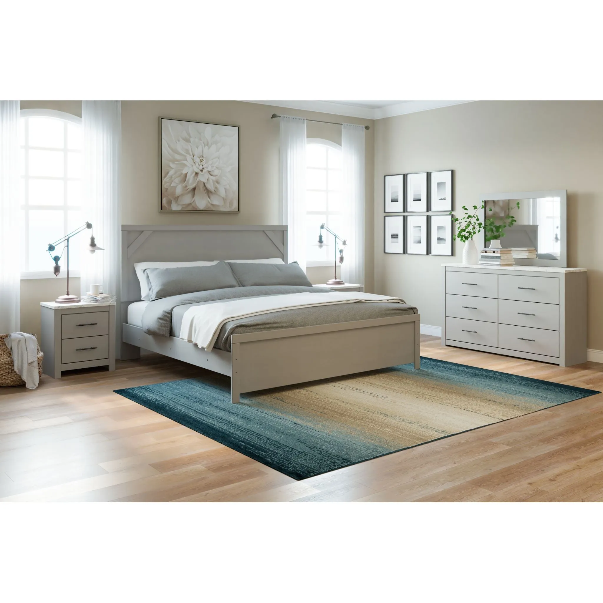 Cottonburg Dresser and Mirror