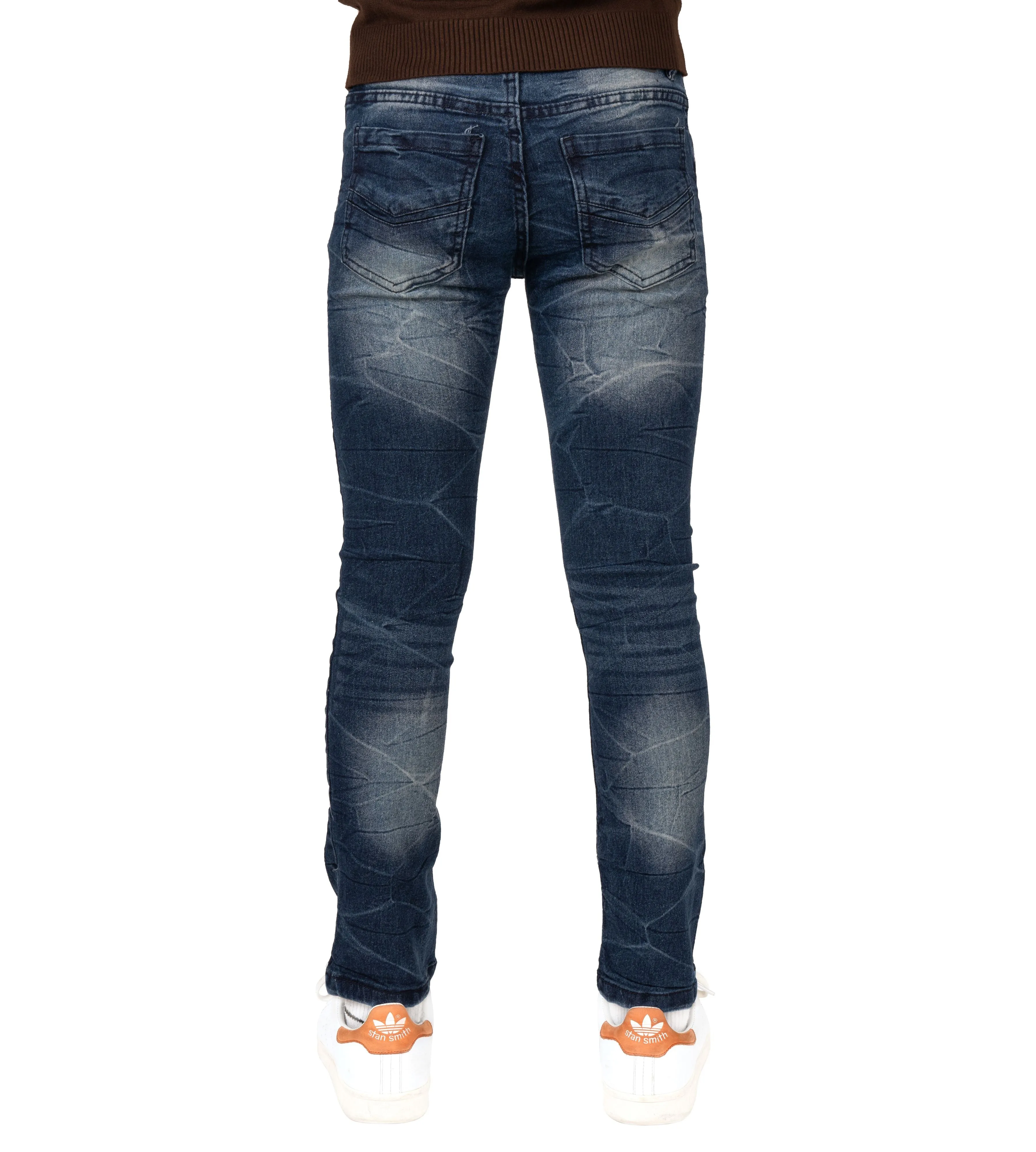 CULTURA Boy's Skinny Fit Distressed Denim Pants