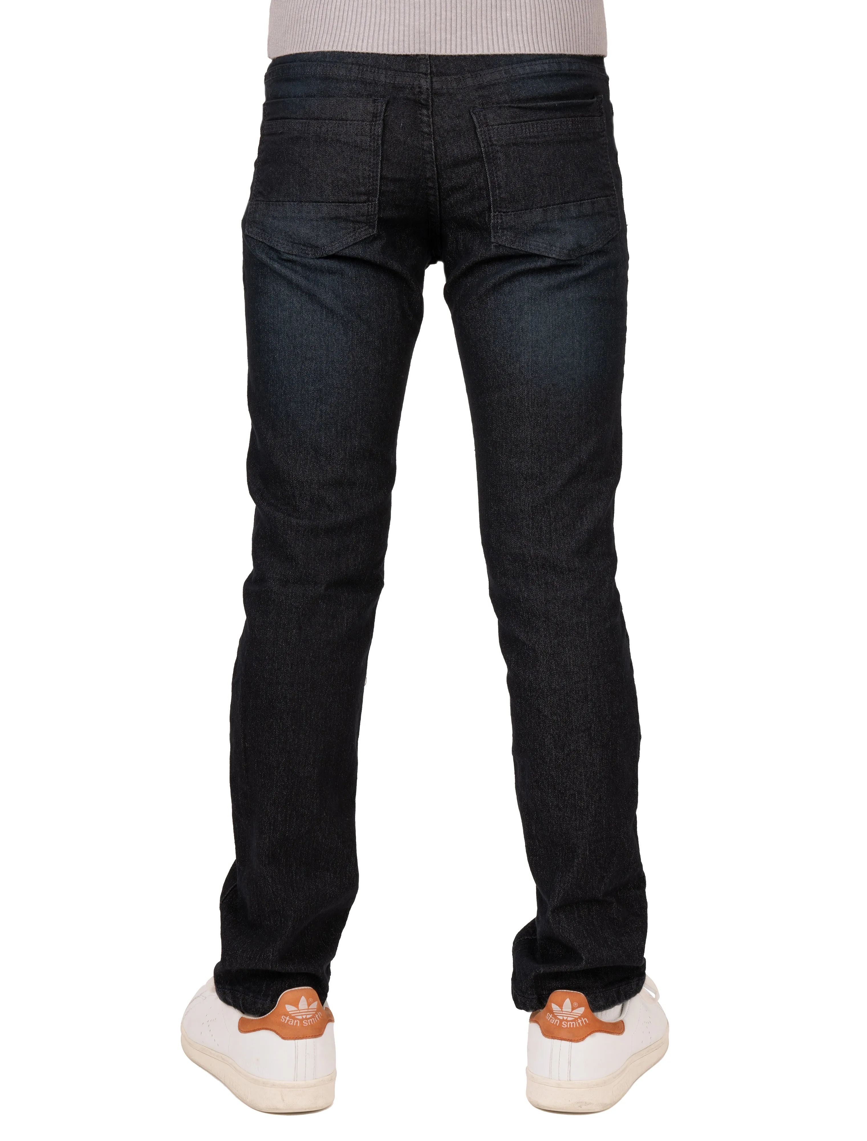 CULTURA Boy's Slim Fit Washed Denim Pants