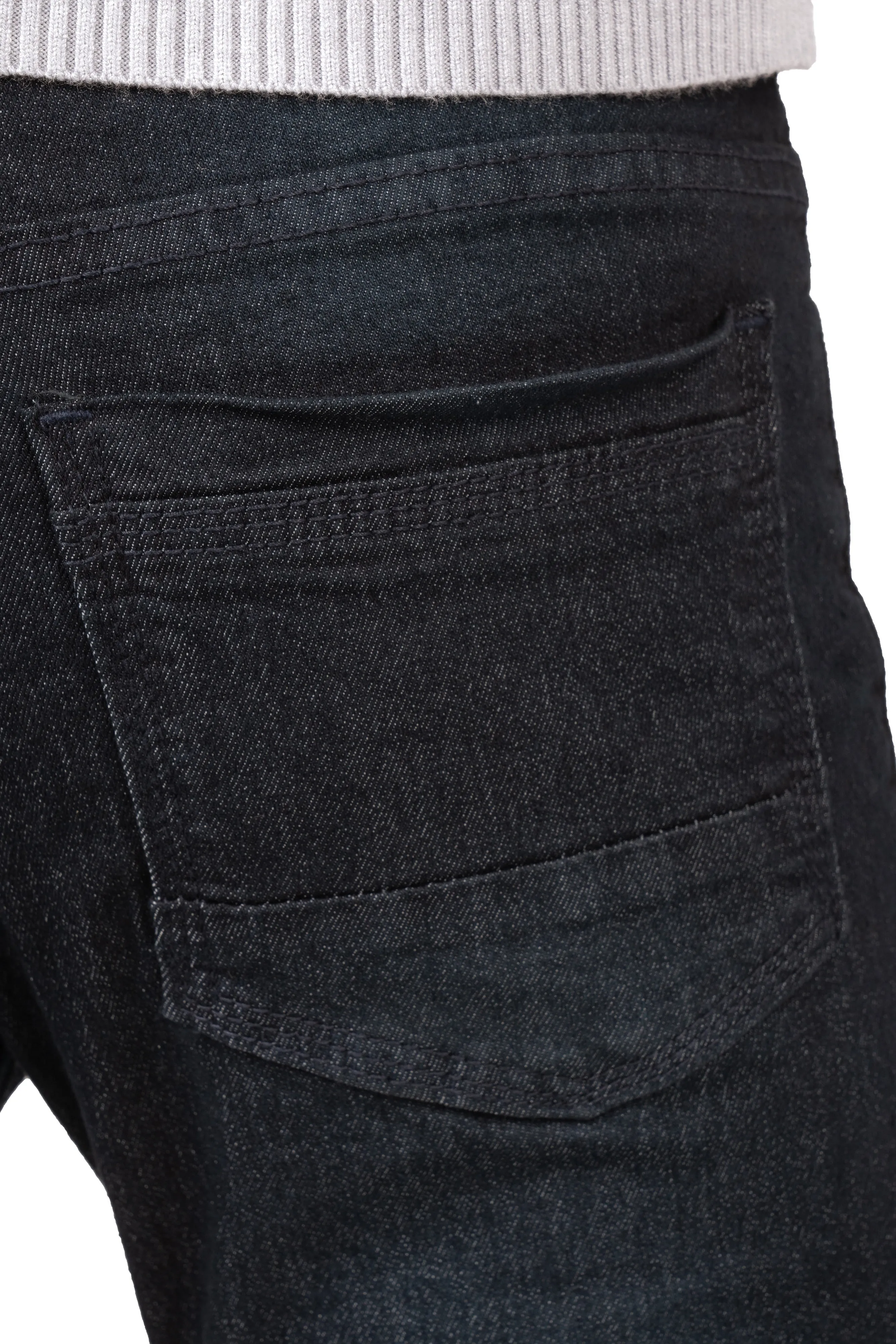 CULTURA Boy's Slim Fit Washed Denim Pants