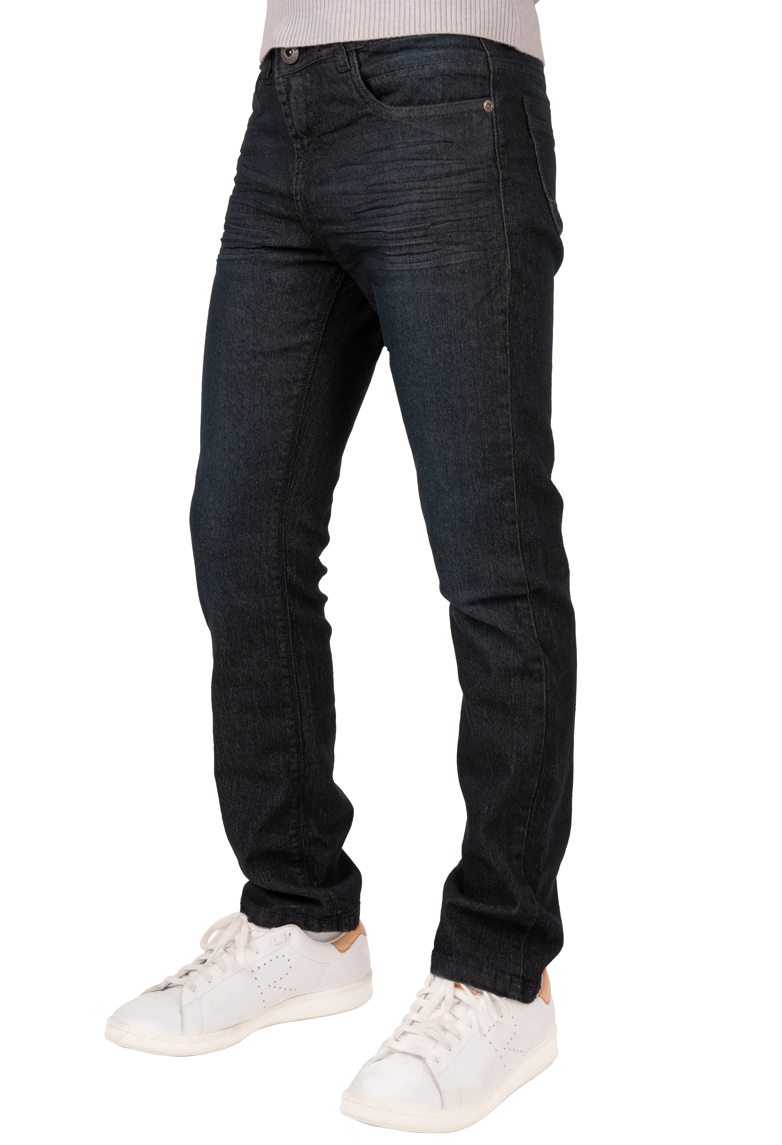 CULTURA Boy's Slim Fit Washed Denim Pants