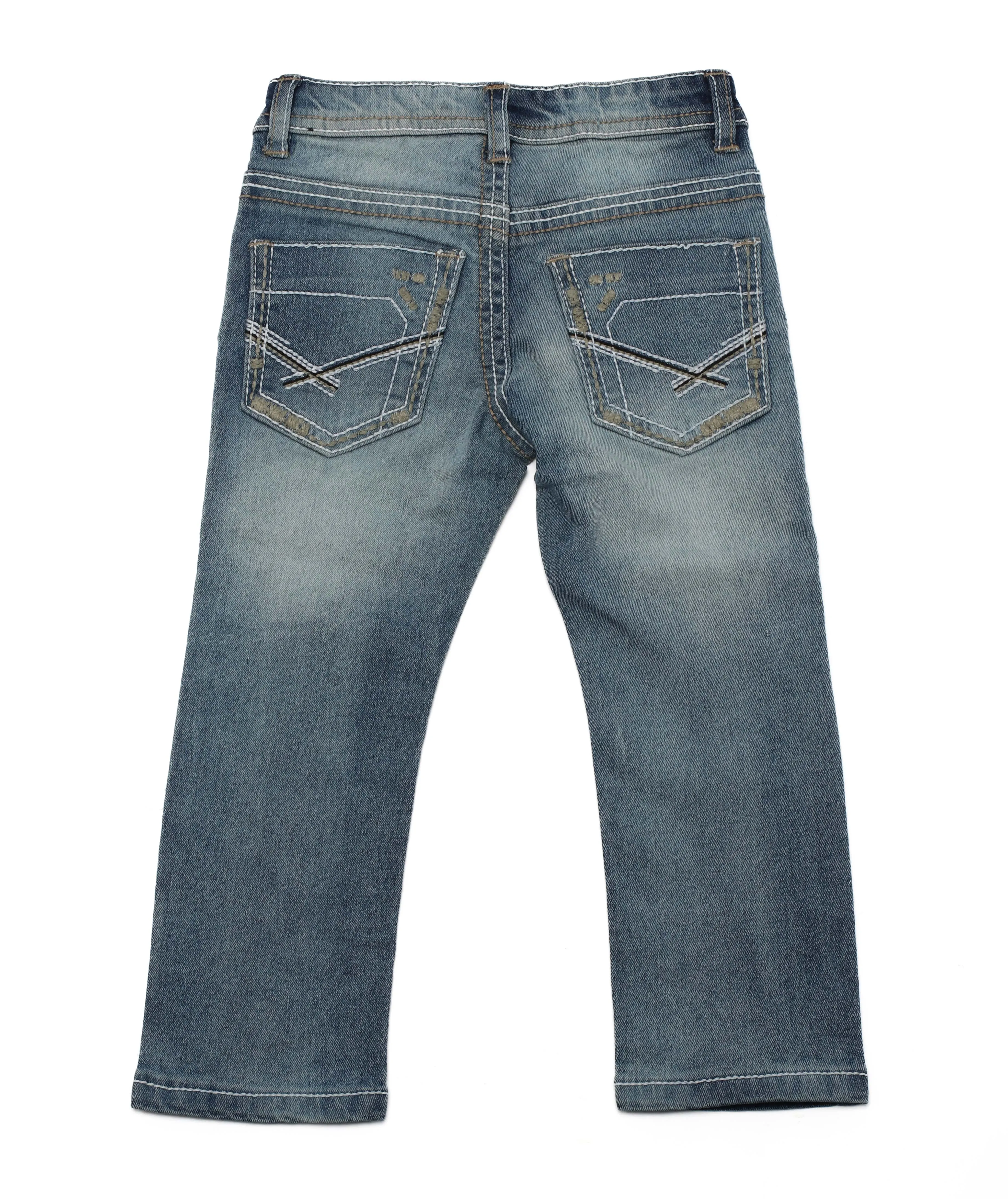 CULTURA Toddler's Washed Denim Pants