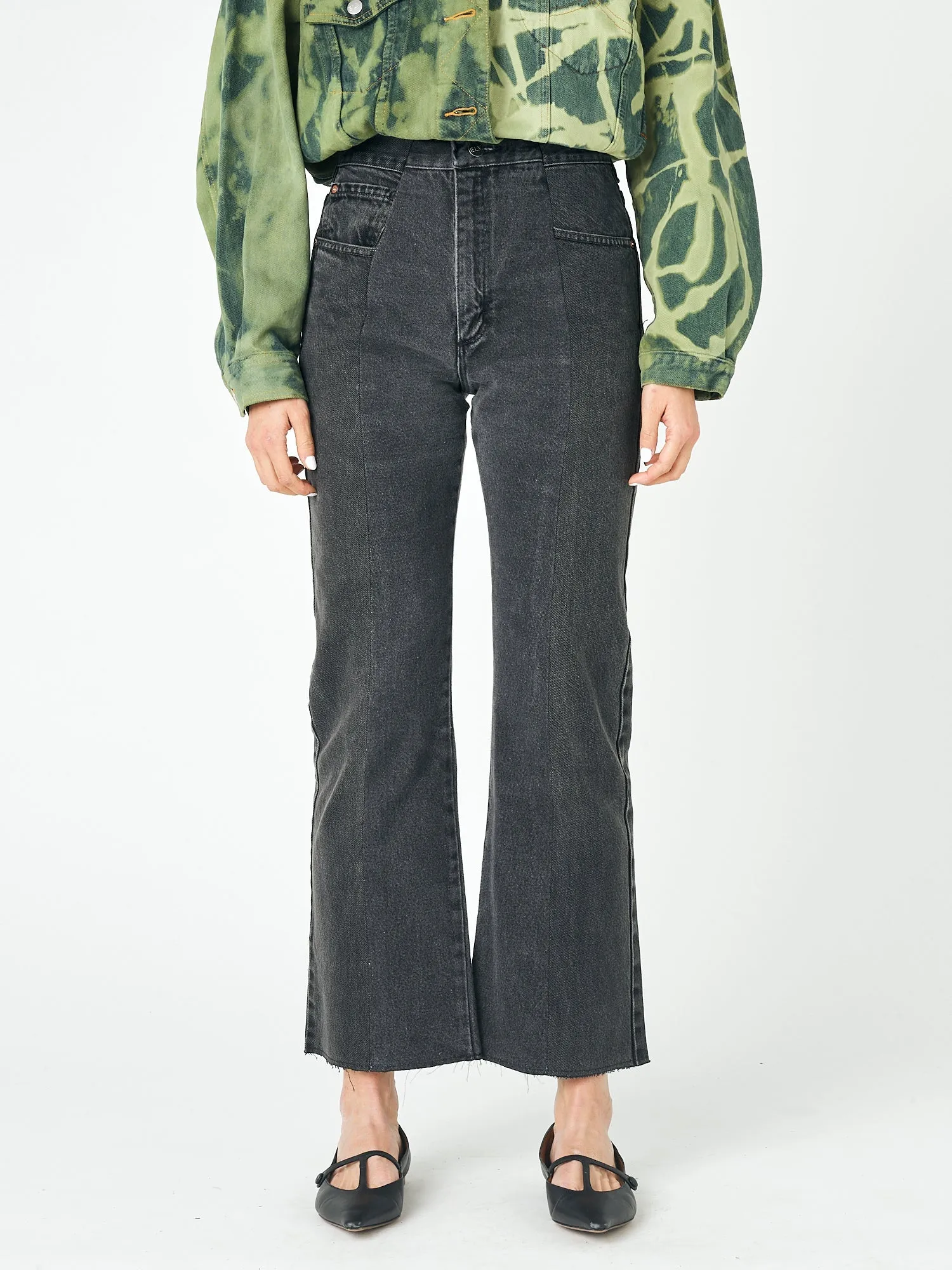 Flare Jean Charcoal Grey