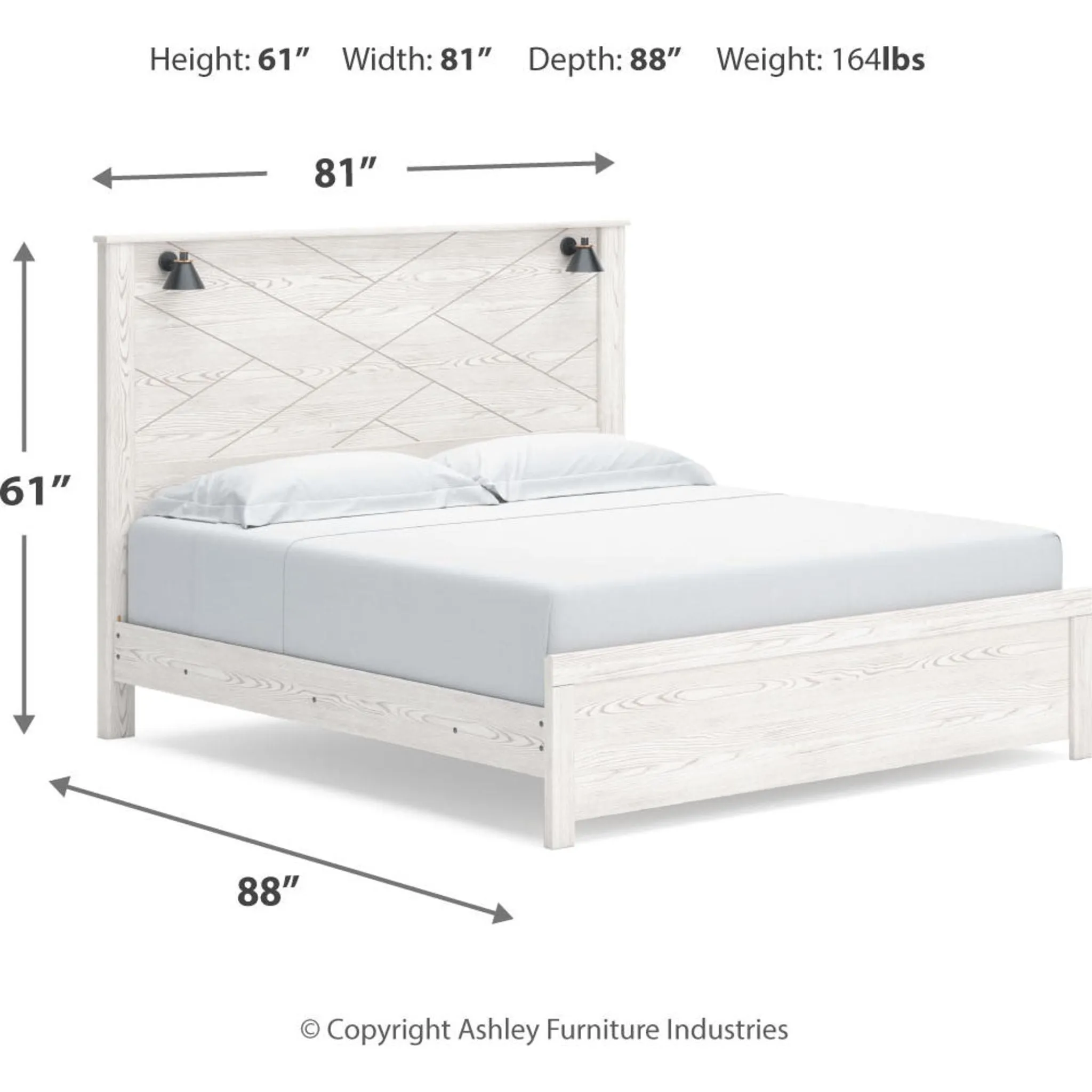 Gerridan 5 Piece King Panel Bedroom