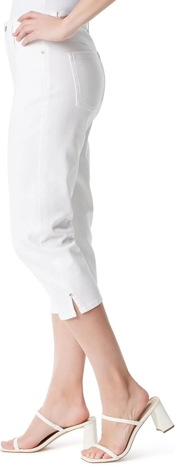 Gloria Vanderbilt Women's Amanda Capri with High Rise Straight Standard