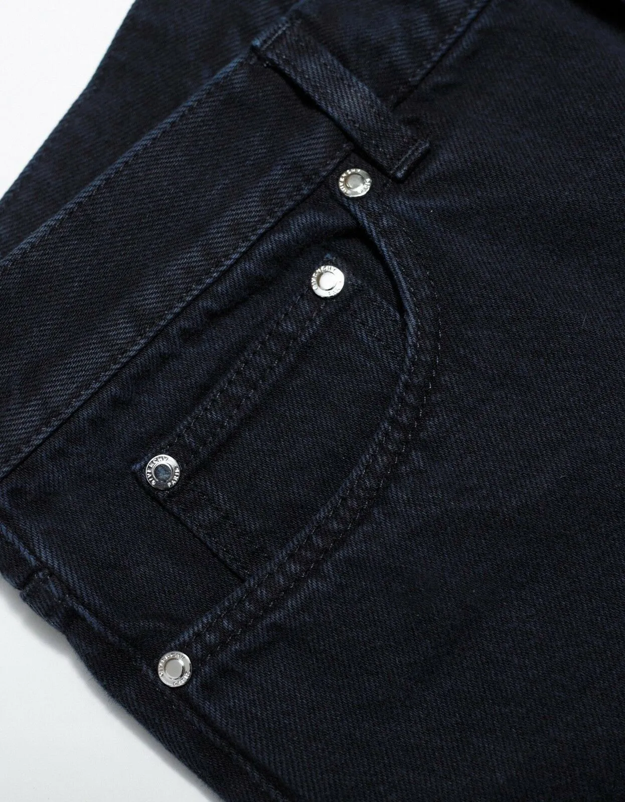 Indigo Wash Contrast Panel Denim Jeans