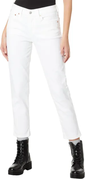 Levi's Mid-Rise Boyfriend Jeans in Simply White