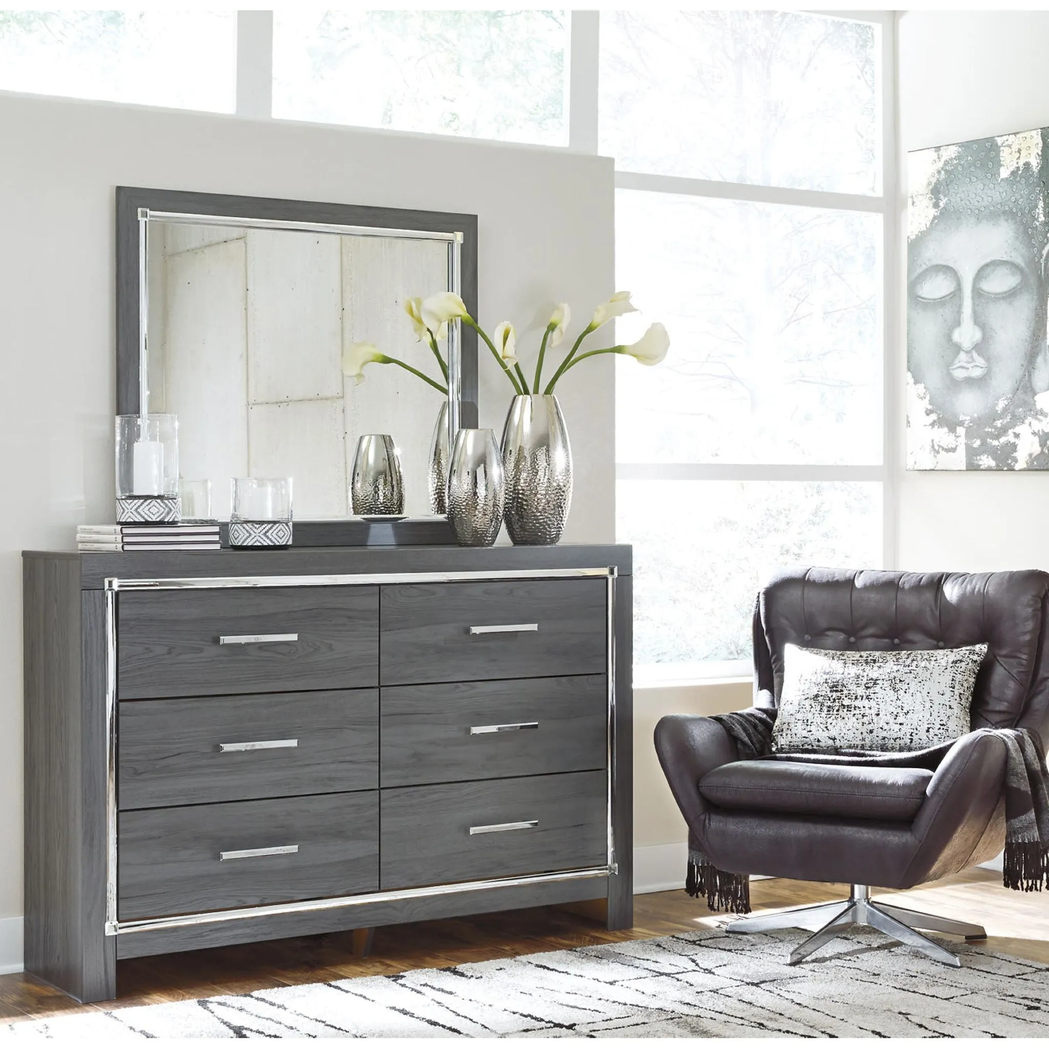 Lodanna Dresser and Mirror