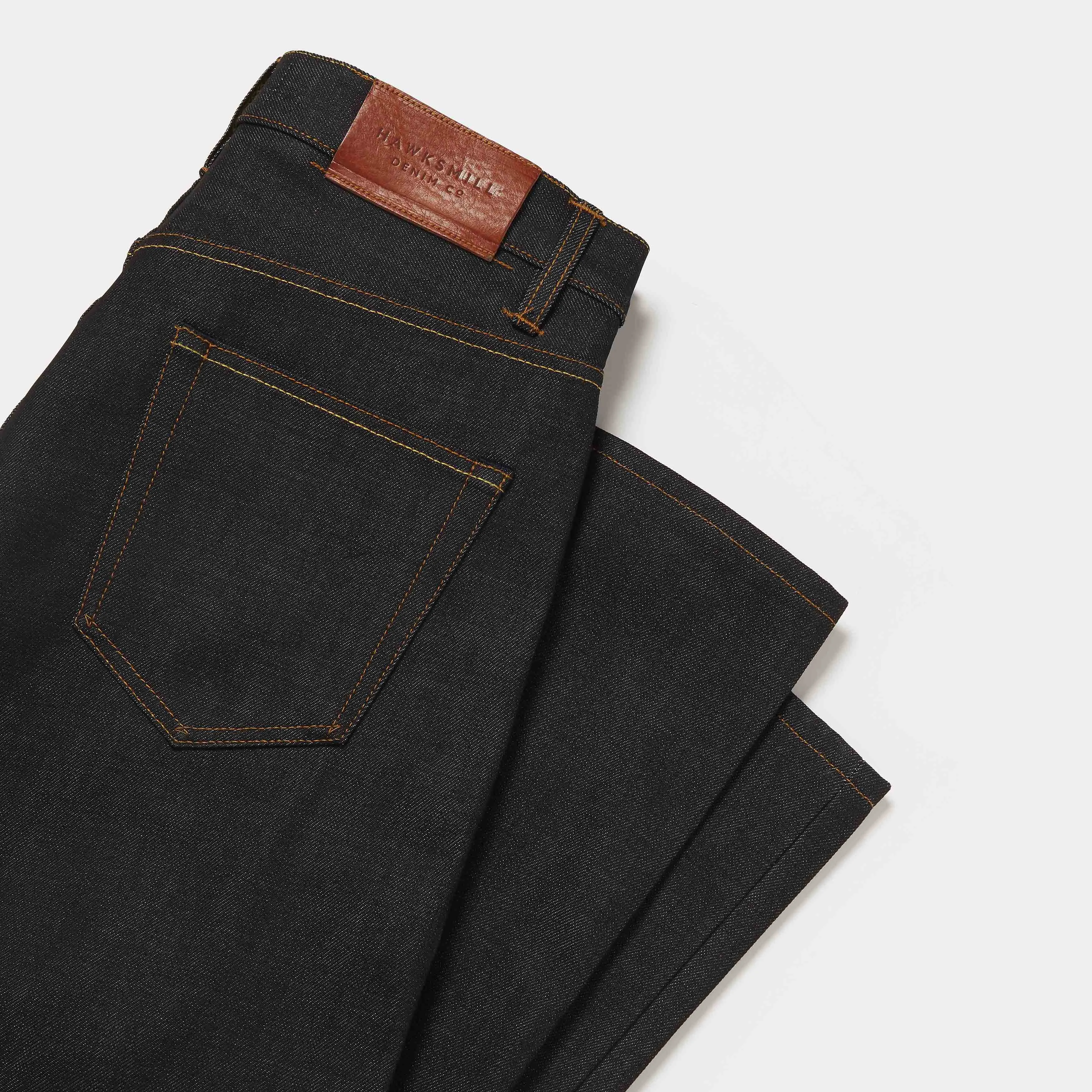 Loose Tapered 14oz Dry Organic Jeans (Indigo)