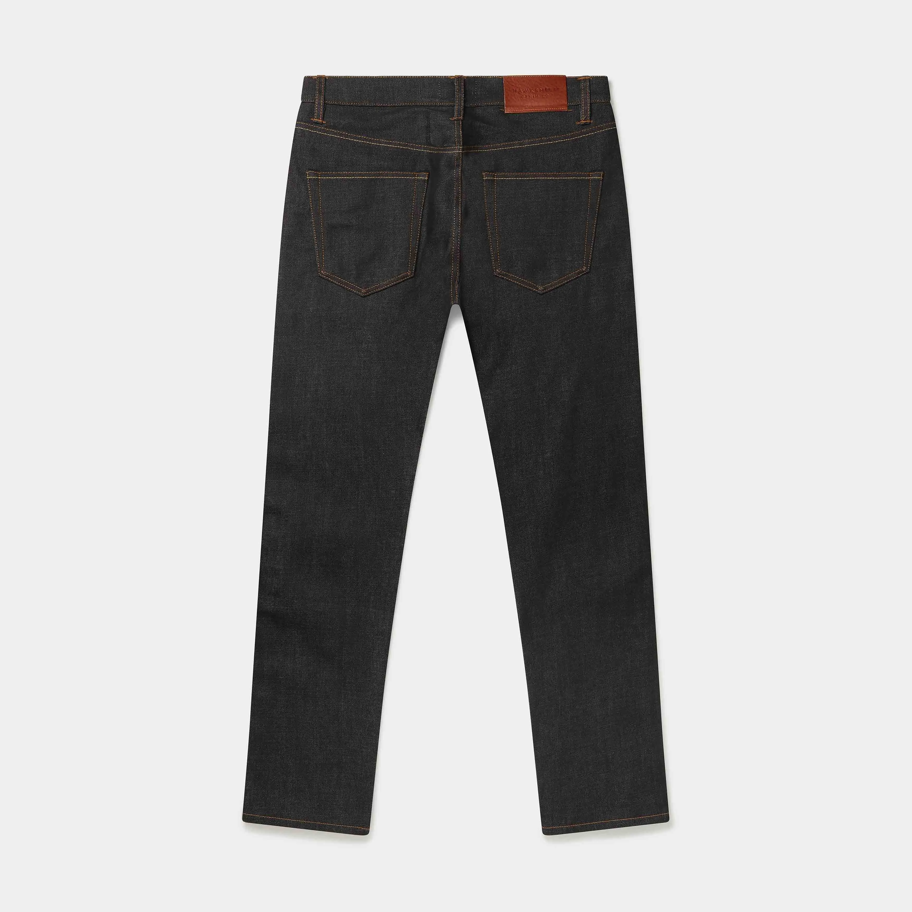 Loose Tapered 14oz Dry Organic Jeans (Indigo)