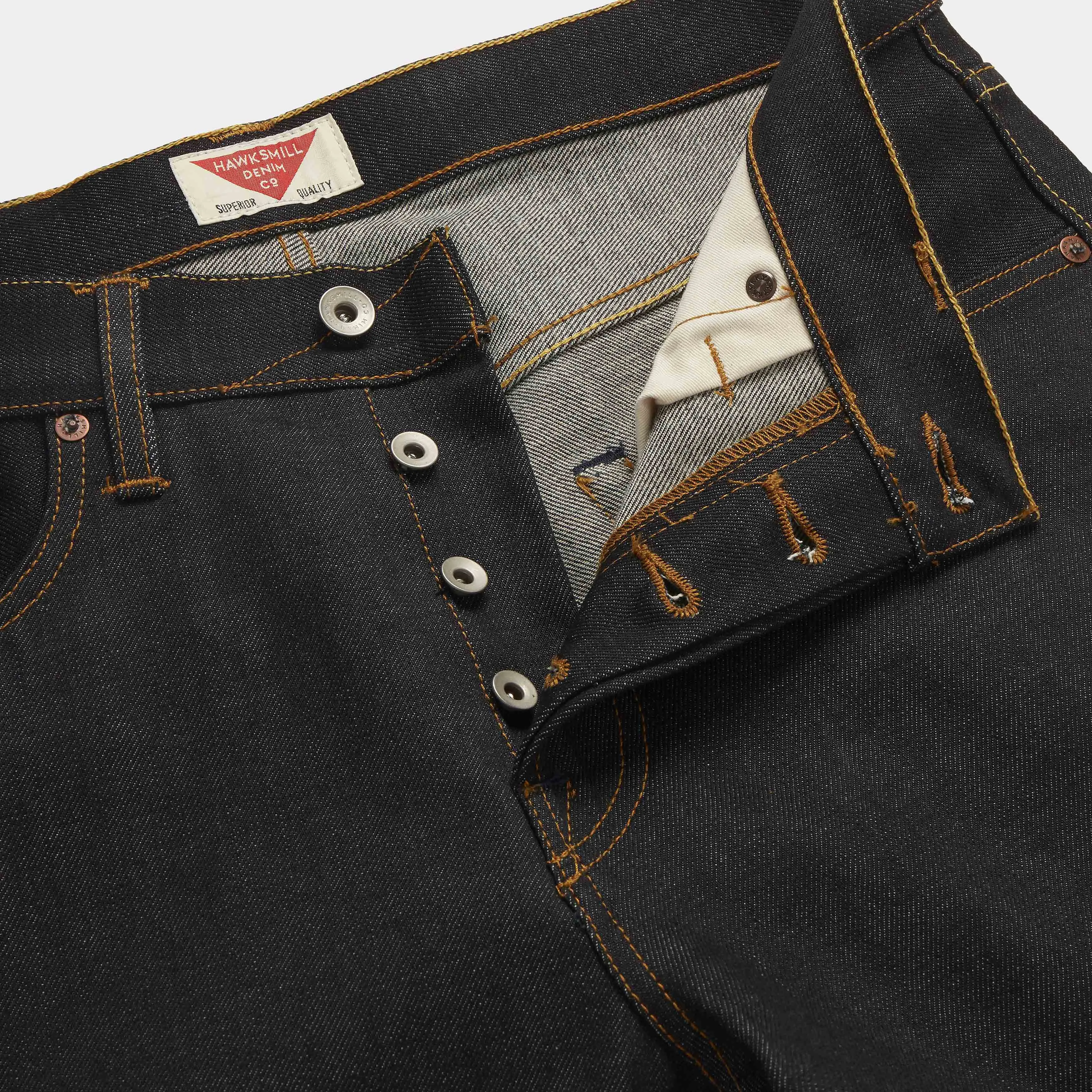 Loose Tapered 14oz Dry Organic Jeans (Indigo)