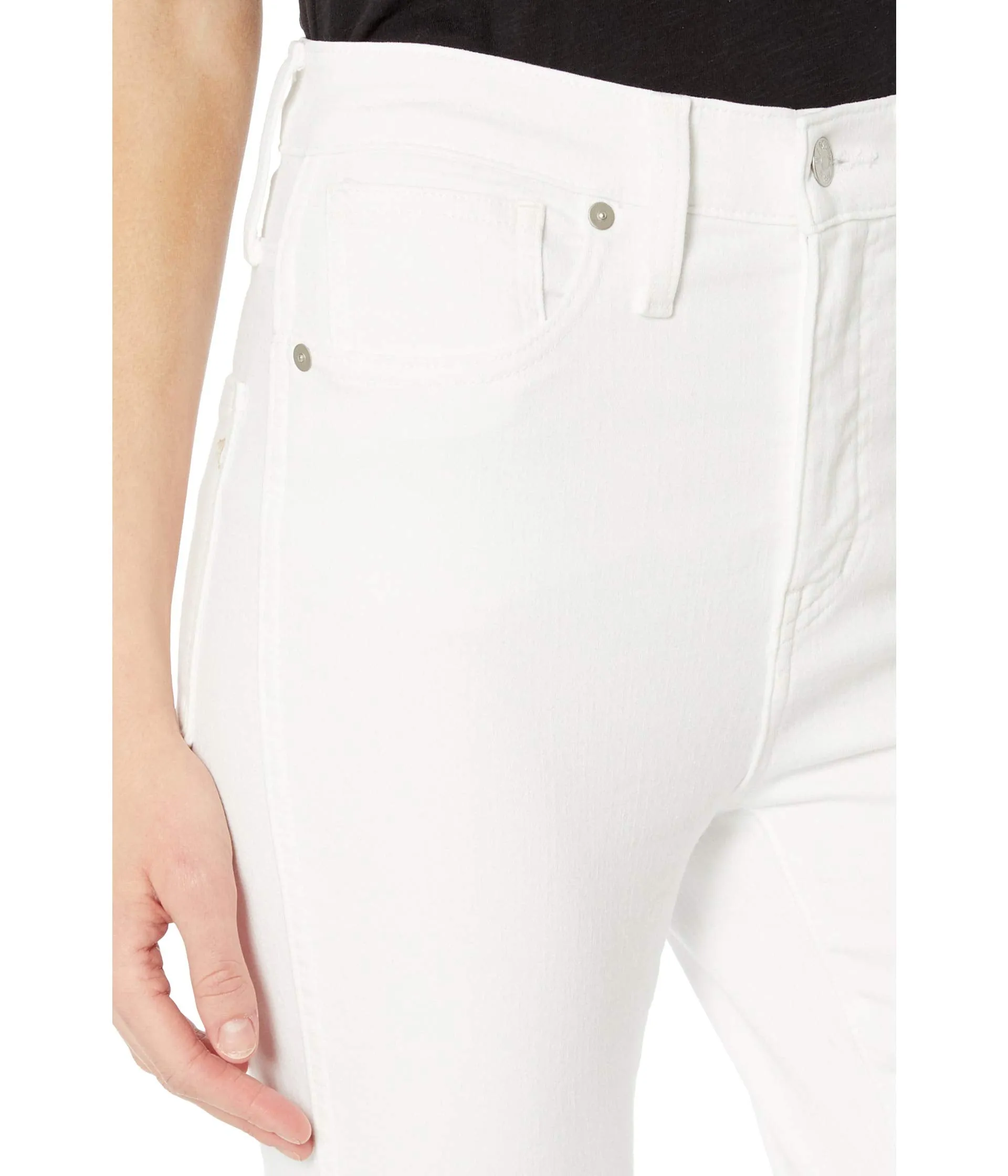 Madewell Jeans, 10" High-Rise Skinny Jeans in Pure White