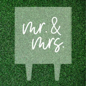 Modern Square Acrylic Cake Topper Collection