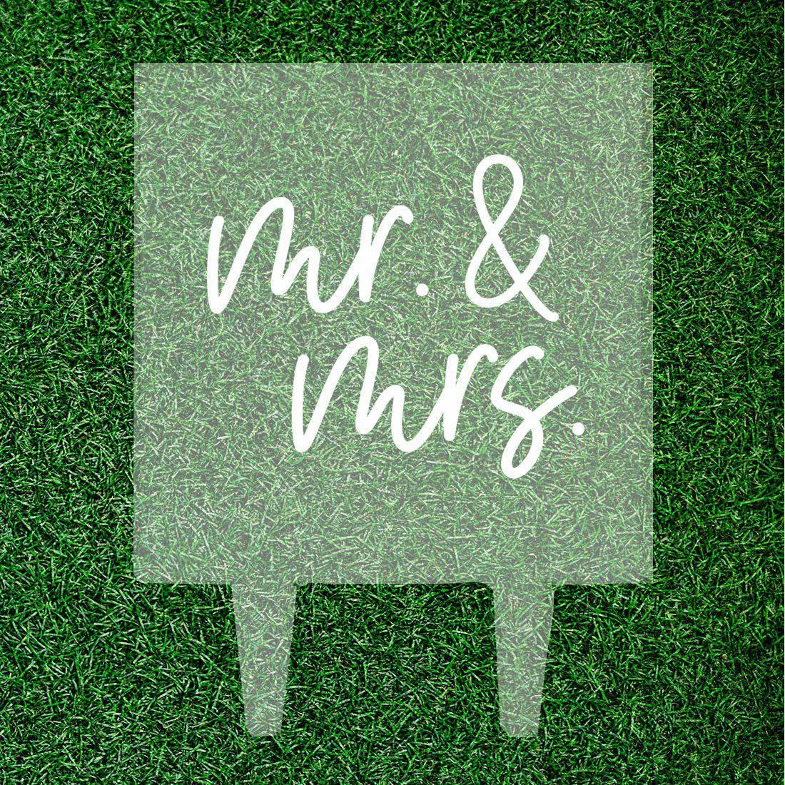 Modern Square Acrylic Cake Topper Collection