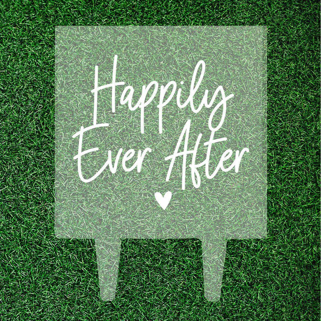 Modern Square Acrylic Cake Topper Collection