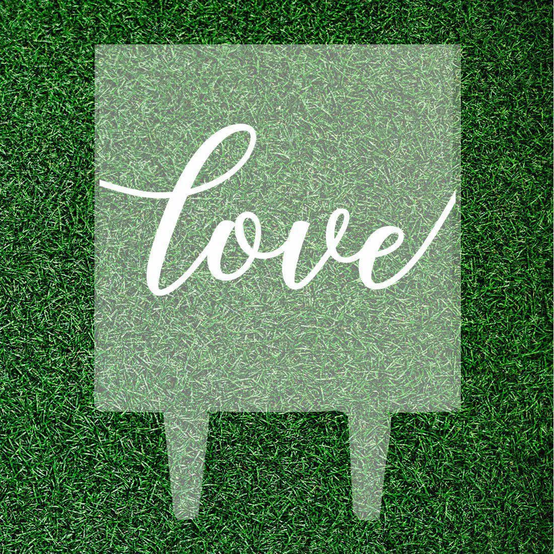 Modern Square Acrylic Cake Topper Collection