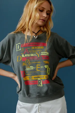 Music Head Raglan Crew
