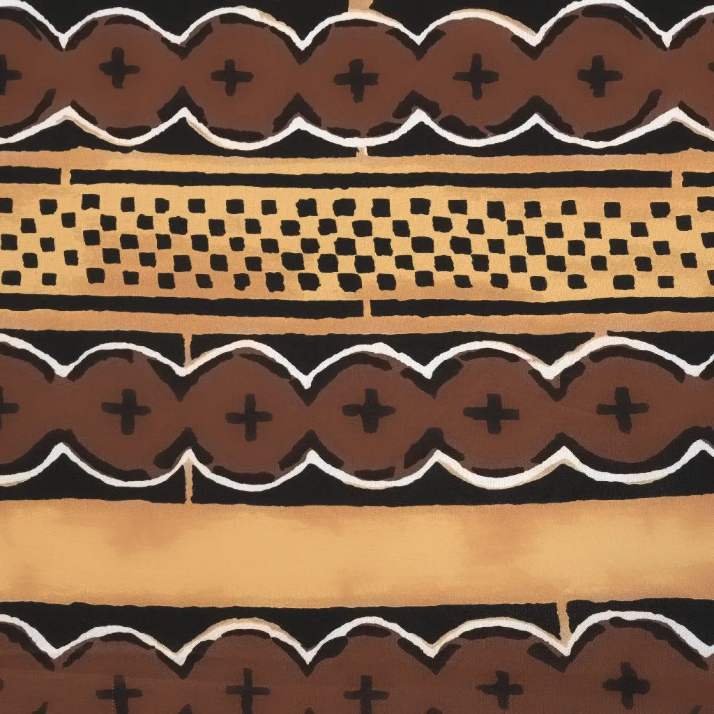 Mustard Geometric Print 99740
