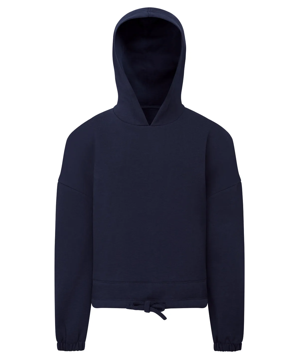 Navy - Kids TriDri® recycled cropped oversize hoodie