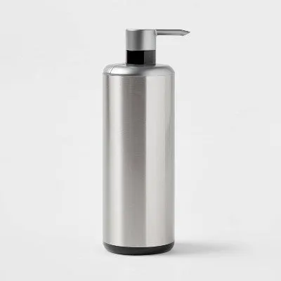 New - Touchless Soap Pump Metallic Gray - Threshold