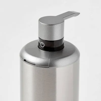 New - Touchless Soap Pump Metallic Gray - Threshold