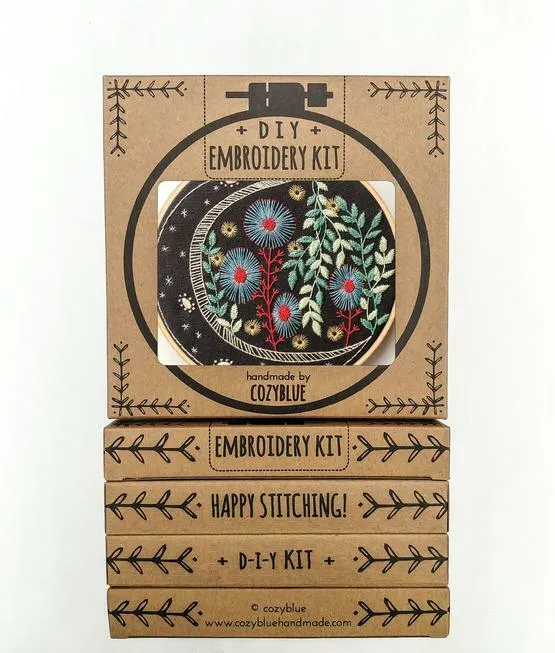 Night Garden Embroidery Kit