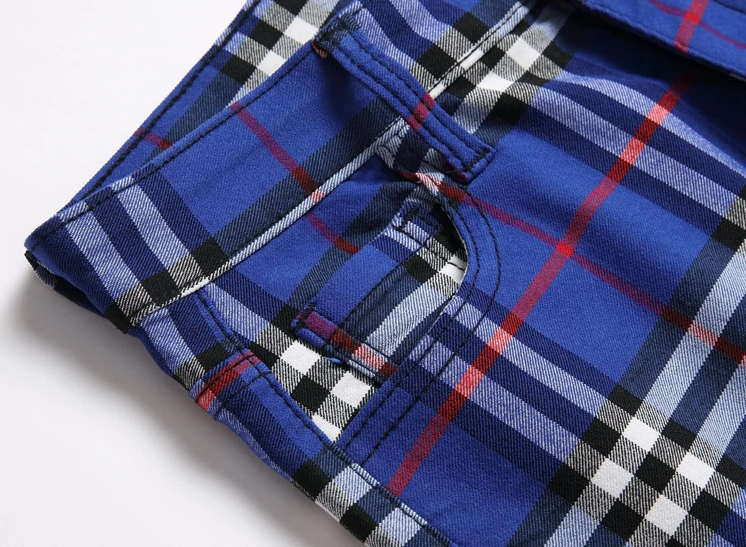 NOVOCCT Plaid Pants for Men - Skinny Mens Dress Pants - Stretch Slim Fit Business Casual Dress Chinos for Men