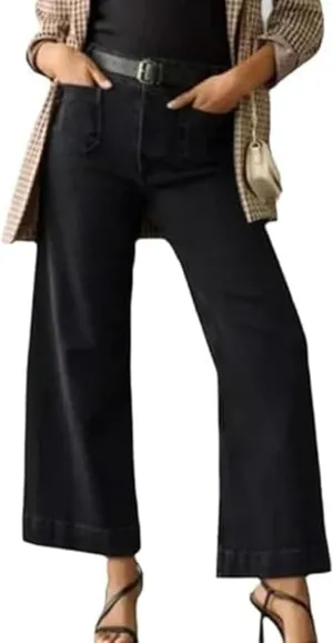 Obormi Cropped Jeans, Obormi Tummy Control Cropped, Curvahouse High Waisted Stretchy Denim Pants